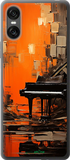 Силиконовый чехол Чехол для телефона Оранжевый Рояль для Sony Xperia 10 VI - 5937u-3976 изображение 