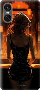 Силиконовый чехол Чехол для телефона Девушка в баре для Sony Xperia 10 VI - 5947u-3976 изображение 