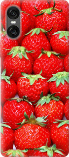 Силиконовый чехол Клубника для Sony Xperia 10 VI - 6020u-3976 изображение 