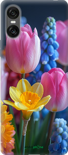 Силиконовый чехол Весенние цветы для Sony Xperia 10 VI - 6058u-3976 изображение 