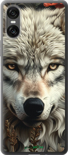 Силиконовый чехол Волчий взгляд для Sony Xperia 10 VI - 6066u-3976 изображение 