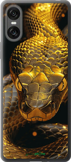 Силиконовый чехол Golden snake для Sony Xperia 10 VI - 6072u-3976 изображение 