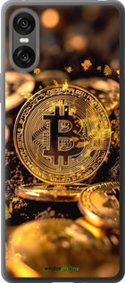 Силиконовый чехол Золотая лихорадка биткойна для Sony Xperia 10 VI - 6089u-3976 изображение 