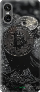 Силіконовий чехол Black Bitcoin для Sony Xperia 10 VI - 6090u-3976 изображение 