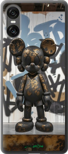 Силиконовый чехол Bronze kaws v2 для Sony Xperia 10 VI - 6098u-3976 изображение 