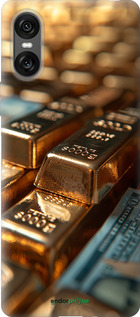 Силиконовый чехол Сияние золота для Sony Xperia 10 VI - 6104u-3976 изображение 