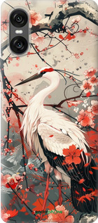 Силіконовий чехол Лелека у цвіту сакури для Sony Xperia 10 VI - 6109u-3976 изображение 