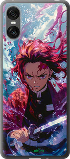 Силіконовий чехол Танджиро Камадо: Клинок, що розсікає демонів для Sony Xperia 10 VI - 6111u-3976 изображение 