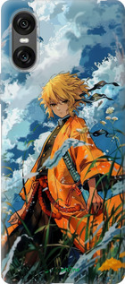 Силиконовый чехол Zenitsu Agatsuma для Sony Xperia 10 VI - 6117u-3976 изображение 