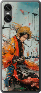 Силиконовый чехол Agatsuma Zenitsu: Убийца демонов для Sony Xperia 10 VI - 6118u-3976 изображение 