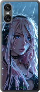 Силиконовый чехол Неоновый дождь для Sony Xperia 10 VI - 6119u-3976 изображение 