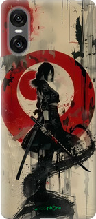 Силиконовый чехол Боевое искусство для Sony Xperia 10 VI - 6126u-3976 изображение 