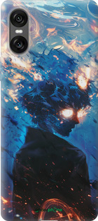 Силиконовый чехол Сатору Годжо для Sony Xperia 10 VI - 6129u-3976 изображение 