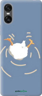 Силіконовий чехол Гусь ныряет для Sony Xperia 10 VI - 6275u-3976 изображение 