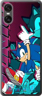 Силиконовый чехол Соник для Sony Xperia 10 VI - 6284u-3976 изображение 