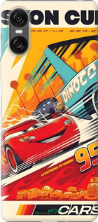 Силиконовый чехол Тачки для Sony Xperia 10 VI - 6288u-3976 изображение 