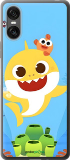 Силиконовый чехол Бейби Шарк для Sony Xperia 10 VI - 6303u-3976 изображение 