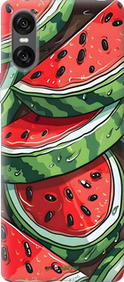 Силиконовый чехол Арбуз для Sony Xperia 10 VI - 6315u-3976 изображение 