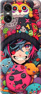 Силиконовый чехол Аниме парень для Sony Xperia 10 VI - 6317u-3976 изображение 