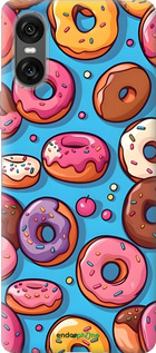 Силіконовий чехол Пончики для Sony Xperia 10 VI - 6318u-3976 изображение 