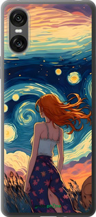 Силіконовий чехол Дівчина Арт для Sony Xperia 10 VI - 6325u-3976 изображение 