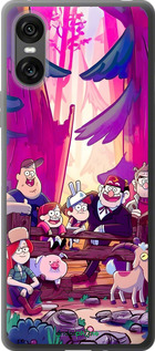 Силиконовый чехол Гравити Фолз для Sony Xperia 10 VI - 6365u-3976 изображение 