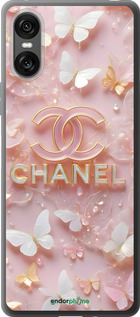Силиконовый чехол Шанель для Sony Xperia 10 VI - 6366u-3976 изображение 