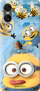 Силиконовый чехол Миньоны для Sony Xperia 10 VI - 6386u-3976 изображение 