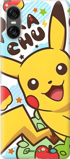 Силиконовый чехол Пикачу 2 для Sony Xperia 10 VI - 6391u-3976 изображение 