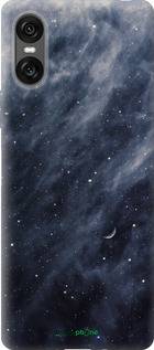 Силиконовый чехол Голубые облака, Голубая луна для Sony Xperia 10 VI - 6398u-3976 изображение 