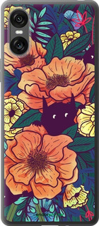 Силиконовый чехол С изображением полевых цветов для Sony Xperia 10 VI - 6419u-3976 изображение 