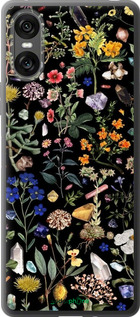 Силиконовый чехол С цветами для Sony Xperia 10 VI - 6422u-3976 изображение 