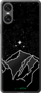 Силиконовый чехол Минималистический горный пейзаж для Sony Xperia 10 VI - 6438u-3976 изображение 