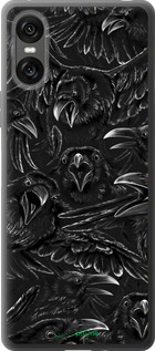 Силиконовый чехол Воронья ярость для Sony Xperia 10 VI - 6474u-3976 изображение 