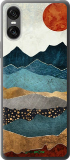 Силиконовый чехол Янтарный закат для Sony Xperia 10 VI - 6475u-3976 изображение 