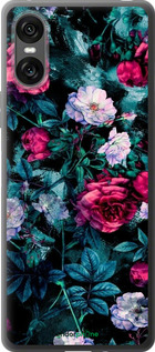 Силиконовый чехол Сад и розы для Sony Xperia 10 VI - 6483u-3976 изображение 