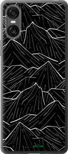 Силіконовий чехол Із зображенням Темних гір для Sony Xperia 10 VI - 6489u-3976 изображение 