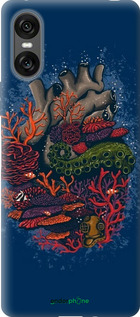 Силиконовый чехол Сердце моря для Sony Xperia 10 VI - 6506u-3976 изображение 