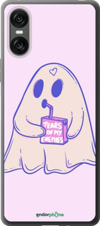 Силиконовый чехол Милый призрак для Sony Xperia 10 VI - 6507u-3976 изображение 