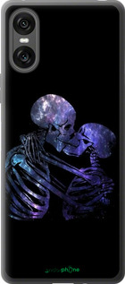 Силиконовый чехол С изображением скелета для Sony Xperia 10 VI - 6537u-3976 изображение 