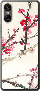 Силиконовый чехол Принт с изображением цветения сакуры для Sony Xperia 10 VI - 6545u-3976 изображение 