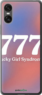 Силиконовый чехол 'Aesthetic Aura Gradient 777 Lucky Energy' для Sony Xperia 10 VI изображение 5