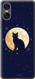 Силиконовый чехол Cute Cat Celestial/Witchy для Sony Xperia 10 VI - 6787u-3976 изображение 