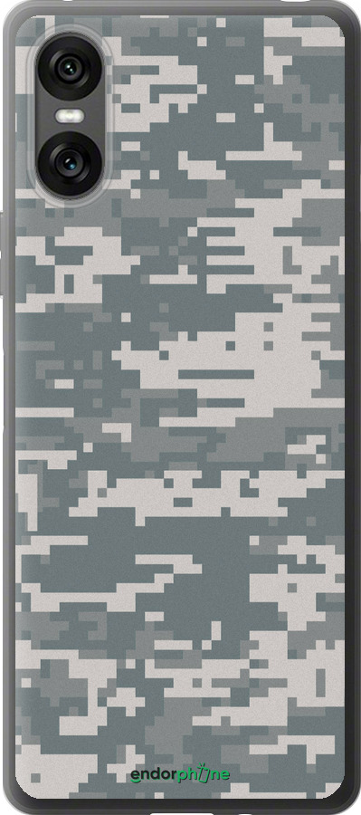 Силиконовый чехол Камуфляж для Sony Xperia 10 VI - 1085u-3976 изображение 