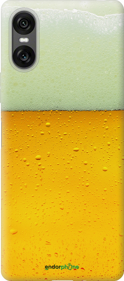 Силиконовый чехол Пиво для Sony Xperia 10 VI - 1145u-3976 изображение 