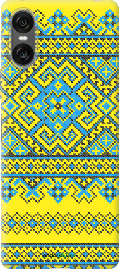 Силіконовий чехол Вишиванка 41 для Sony Xperia 10 VI - 1175u-3976 изображение 