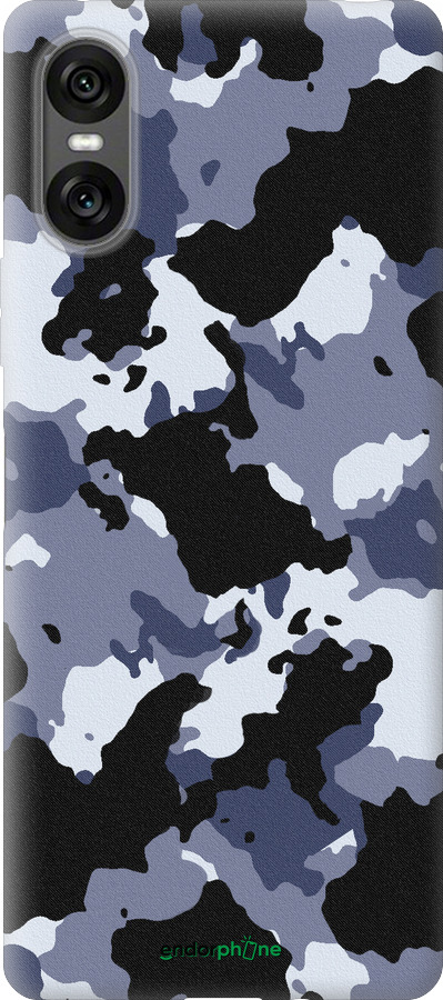 Силиконовый чехол Камуфляж v4 для Sony Xperia 10 VI - 1182u-3976 изображение 