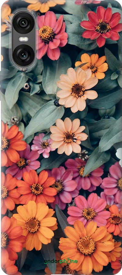Силиконовый чехол Beauty flowers для Sony Xperia 10 VI - 4050u-3976 изображение 