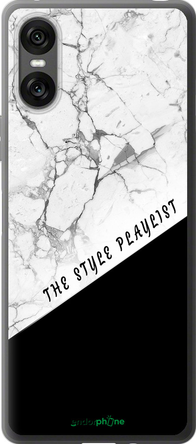 Силиконовый чехол The style playlist для Sony Xperia 10 VI - 4308u-3976 изображение 