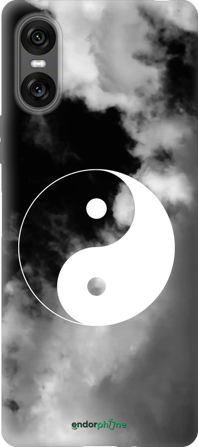 Силиконовый чехол Инь и Янь для Sony Xperia 10 VI - 4389u-3976 изображение 